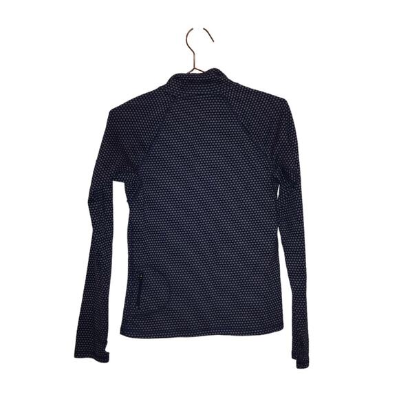 Eddie Bauer Women’s blue Polka Dot Top pullover fleece size small - Picture 2 of 6